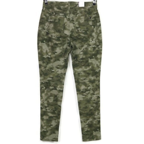 Gloria Vanderbilt Comfort Curvy Skinny Jeans‎ Willow Green Camo 10 - Picture 2 of 10